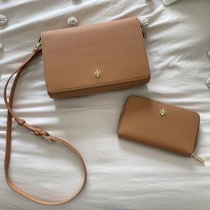 Tory Burch Crossbody and Wallet Set